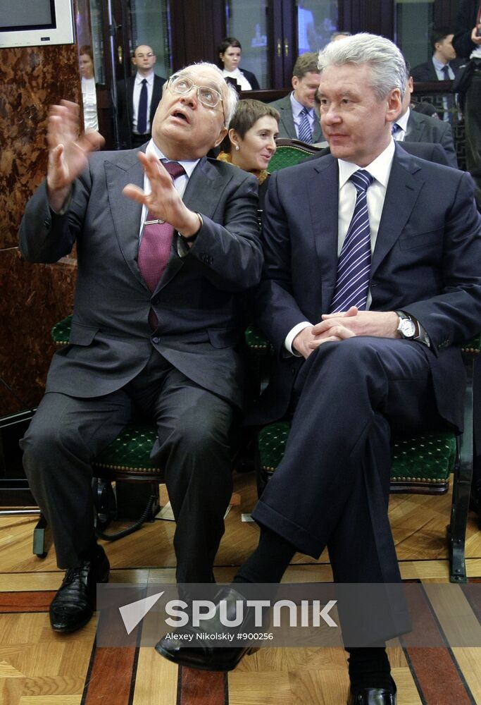 Viktor Sadovnichy, Sergei Sobyanin