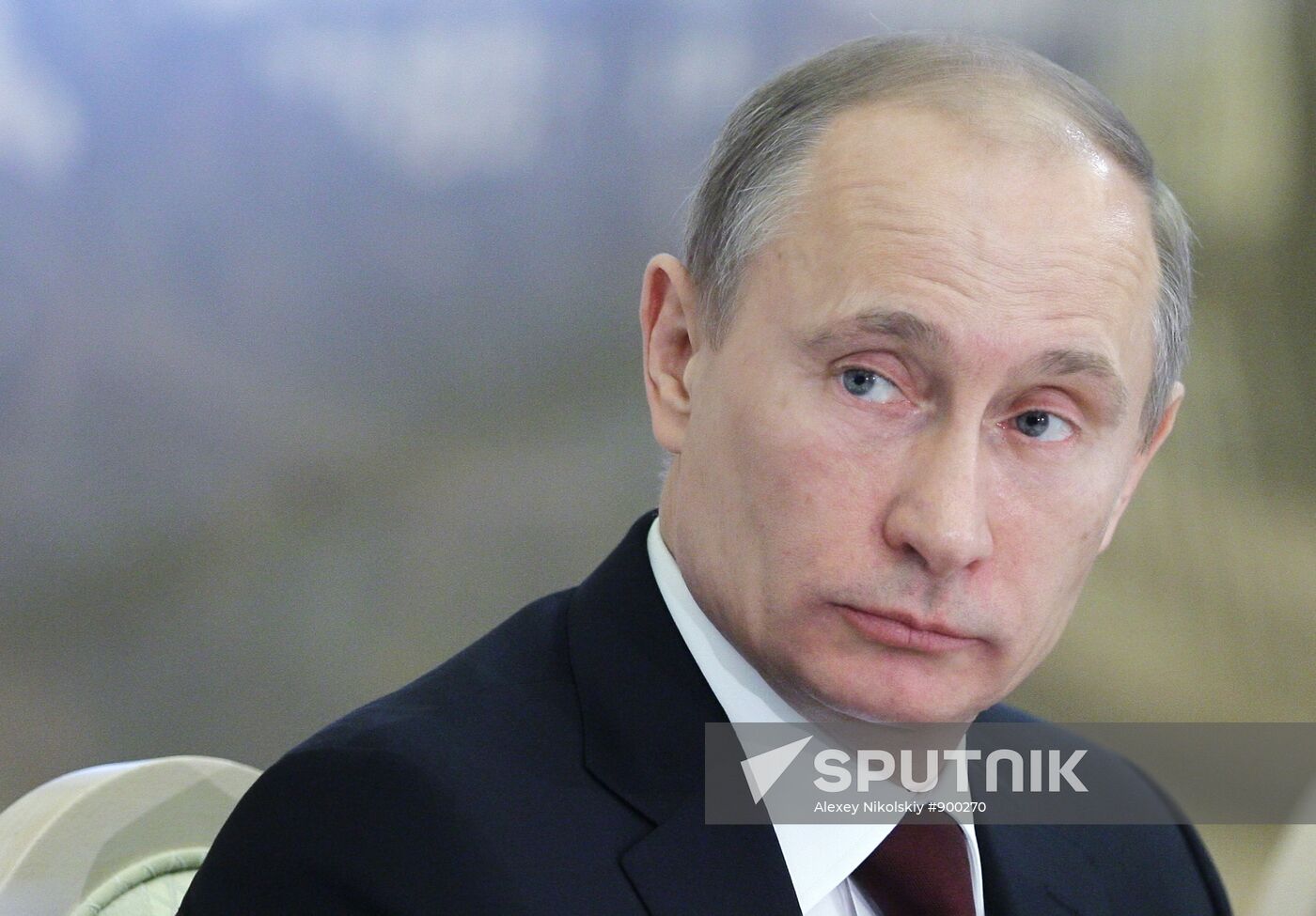 Vladimir Putin attends RGS Board of Trustees meeting, Moscow