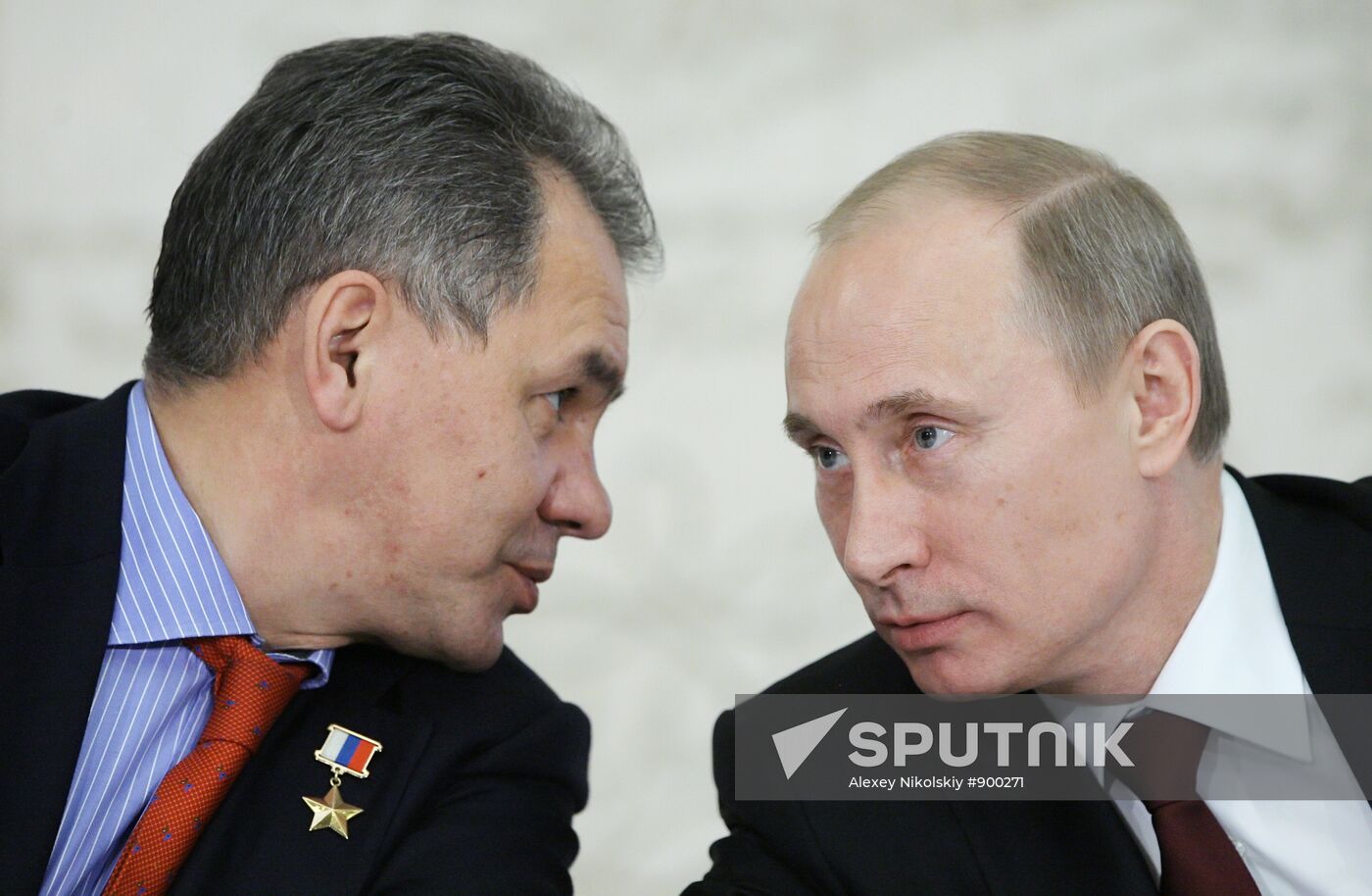 Vladimir Putin attends RGS Board of Trustees meeting, Moscow