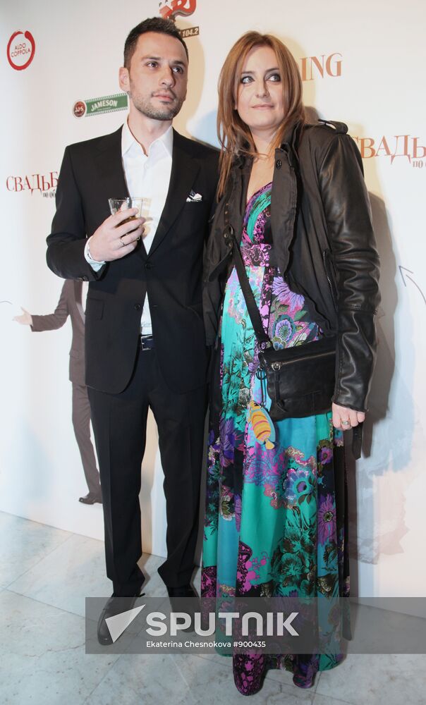 Dmitry Grachyov with wife