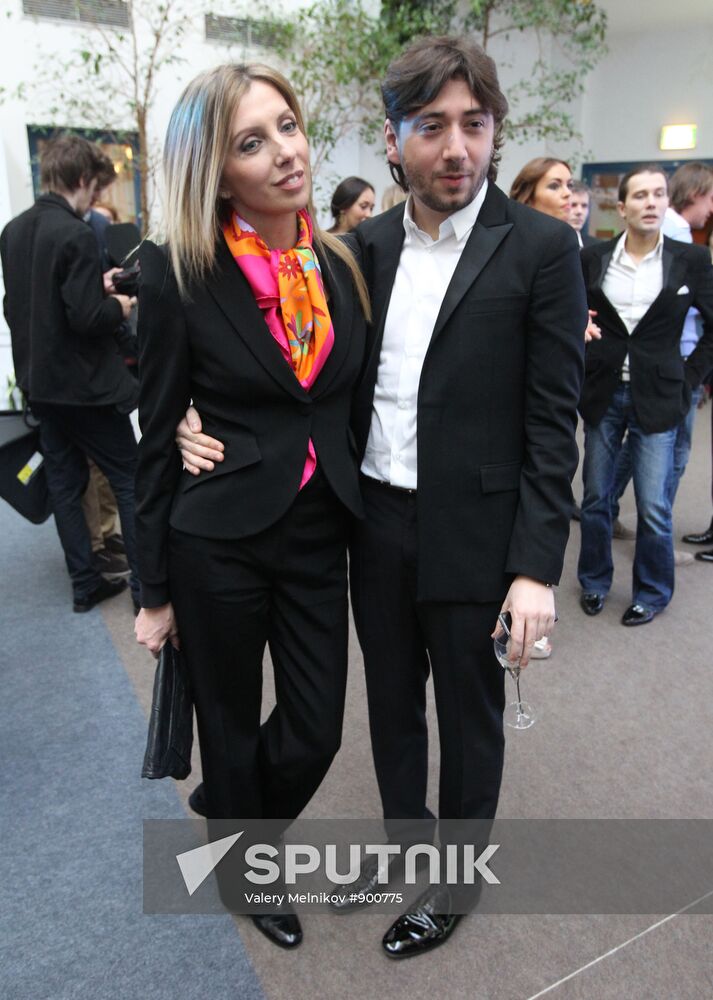 Svetlana Bondarchuk and Mikhail Druyan
