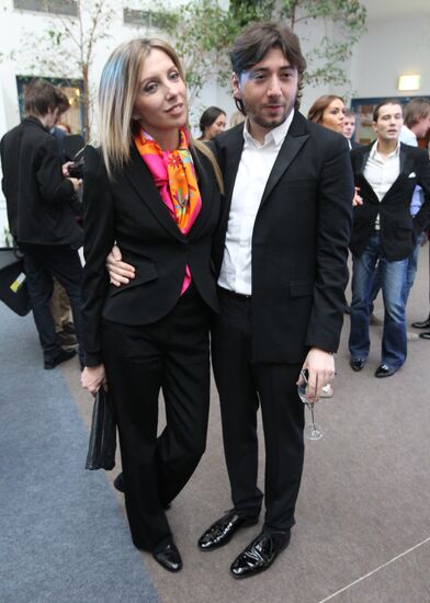 Svetlana Bondarchuk and Mikhail Druyan