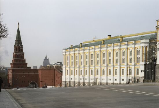 The Kremlin's Borovitskaya Tower