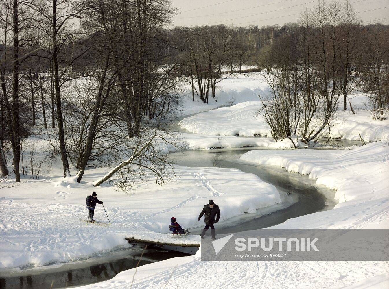 Izmailovo Park in winter