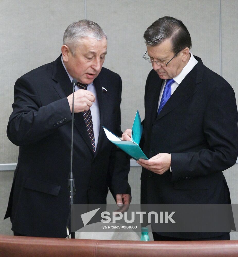 Nikolai Kharitonov and Viktor Zubkov