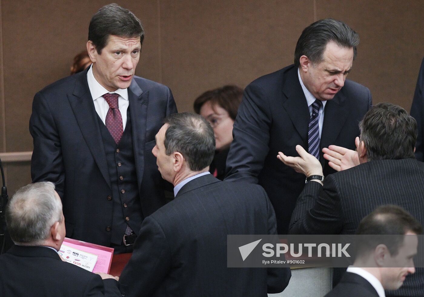 Alexander Zhukov and Vitaly Mutko