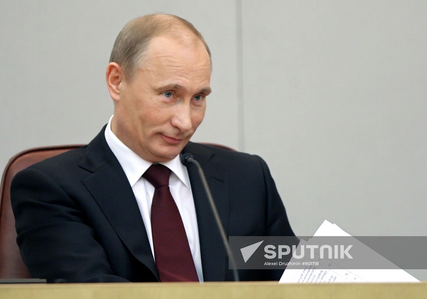 Vladimir Putin makes annual address to State Duma