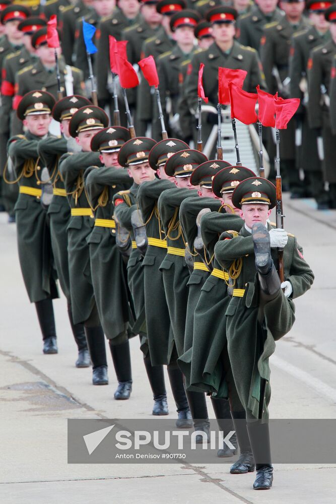 Victory Day parade rehearsal