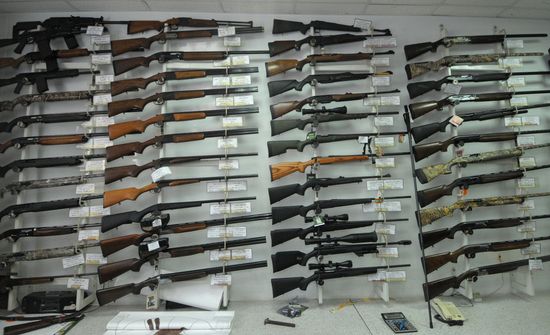 Hunting gun store in Chelyabinsk