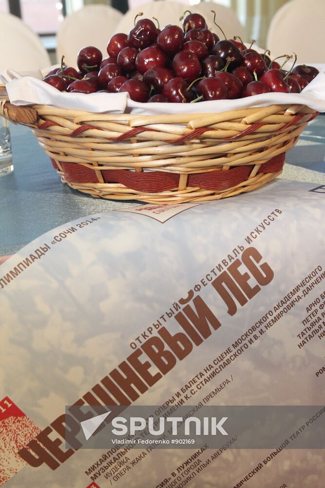 Press conference on opening Cherry Garden Festival of Arts
