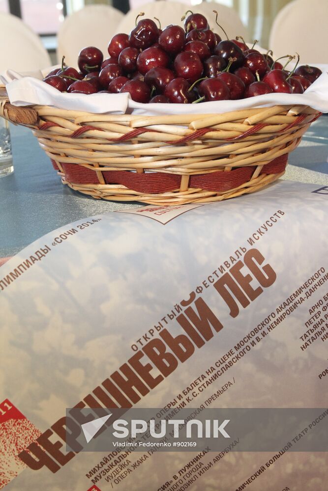 Press conference on opening Cherry Garden Festival of Arts
