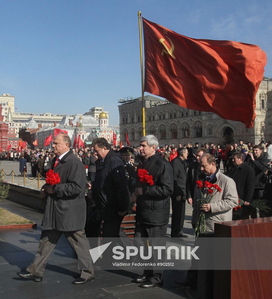 Gennady Zyuganov, Vladimir Kashin and Ivan Melnikov