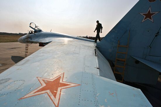 Baltic Fleet squadron of Su-27 fighters