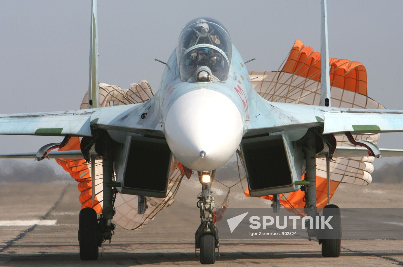 The Baltic Fleet Su-27 fighter squadron
