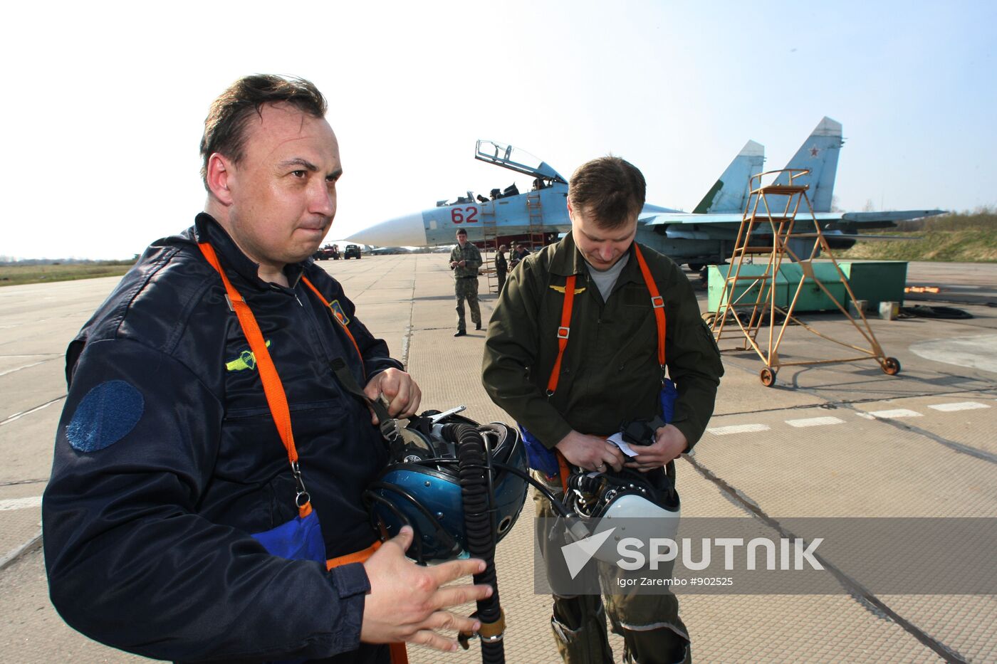 The Baltic Fleet Su-27 fighter squadron