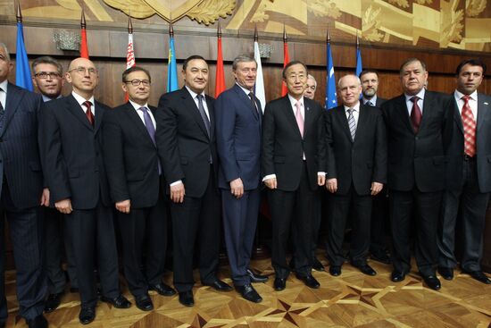 Nikolai Bordyuzha meets Ban Ki-Moon