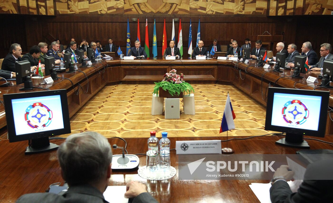 Nikolai Bordyuzha meets Ban Ki-Moon