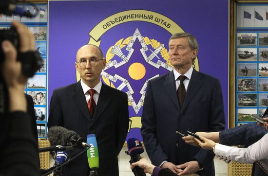 CSTO Secretary General Nikolai Bordyuzha meets with UN Secretary General Ban Ki-Moon