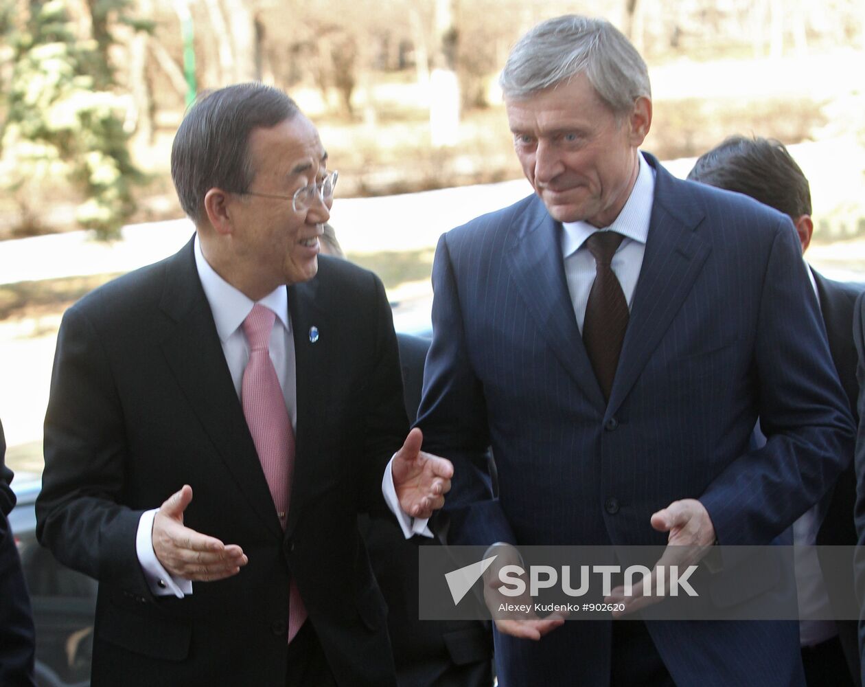 Nikolai Bordyuzha meets Ban Ki-Moon