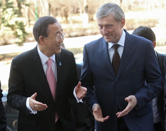 Nikolai Bordyuzha meets Ban Ki-Moon