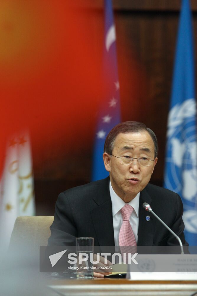 Nikolai Bordyuzha meets Ban Ki-Moon