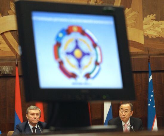 Nikolai Bordyuzha meets with Ban Ki-Moon