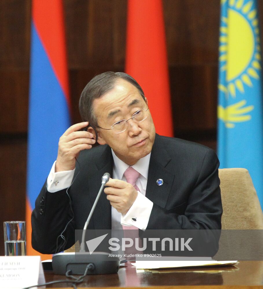 Nikolai Bordyuzha meets with Ban Ki-Moon