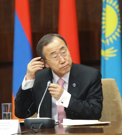 Nikolai Bordyuzha meets with Ban Ki-Moon