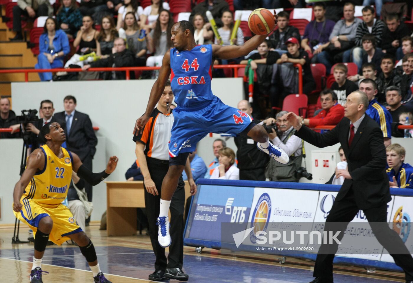 VTB United Basketball League final match. CSKA vs. Khimki