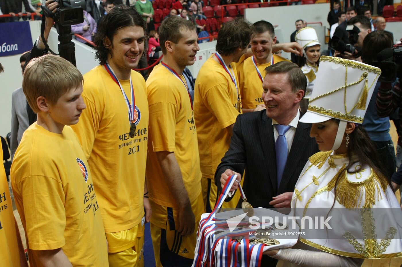 Basketball players with "Khimok" win United League VTB