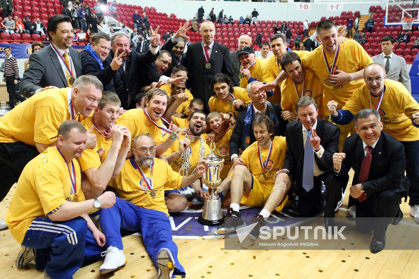 Basketball players with "Khimok" win United League VTB