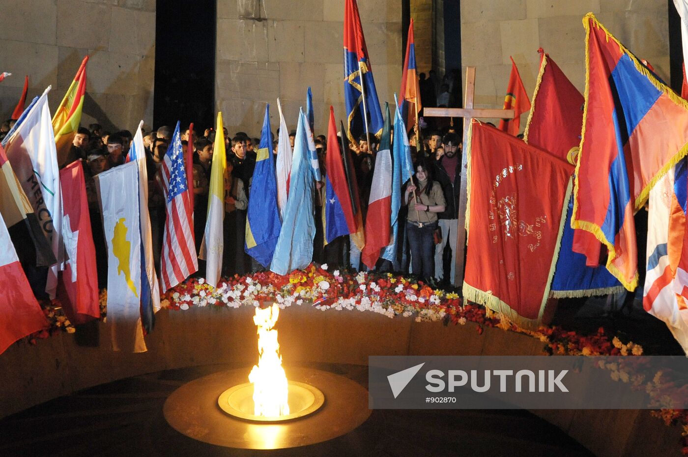 Procession in Memorial to Victims of Armenian Genocide