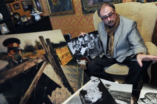 RIA Novosti former photographer Igor Kostin gives interview