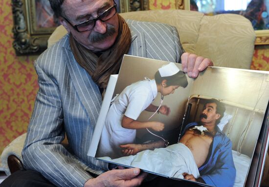 RIA Novosti former photographer Igor Kostin gives interview