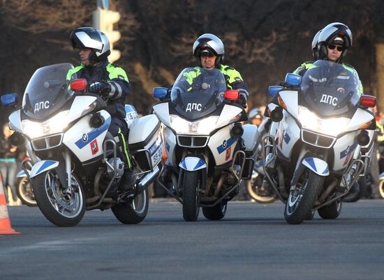 Opening of bike season in Moscow