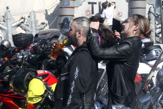 Opening of bike season in Moscow