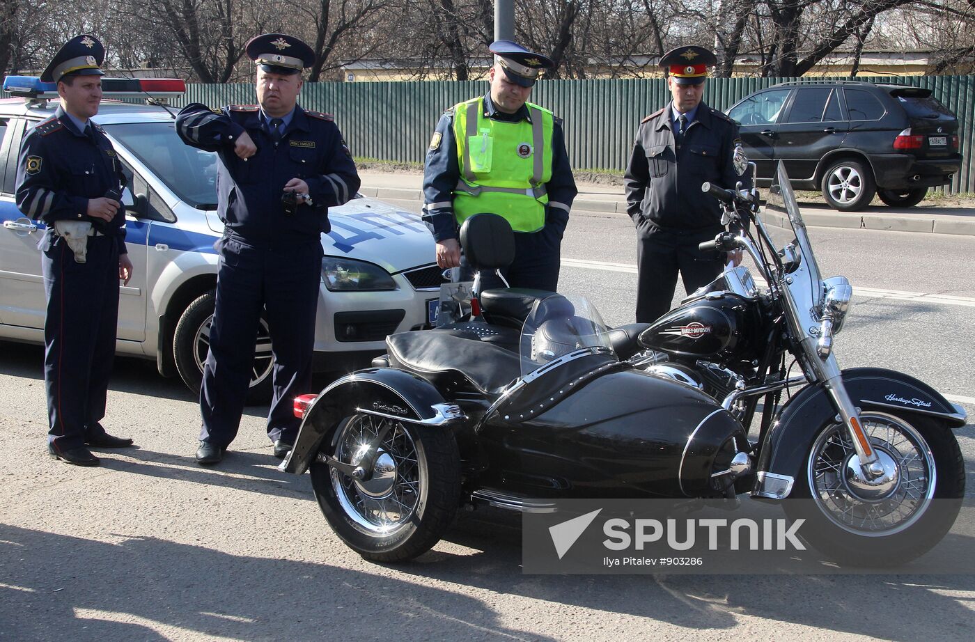 Opening of bike season in Moscow
