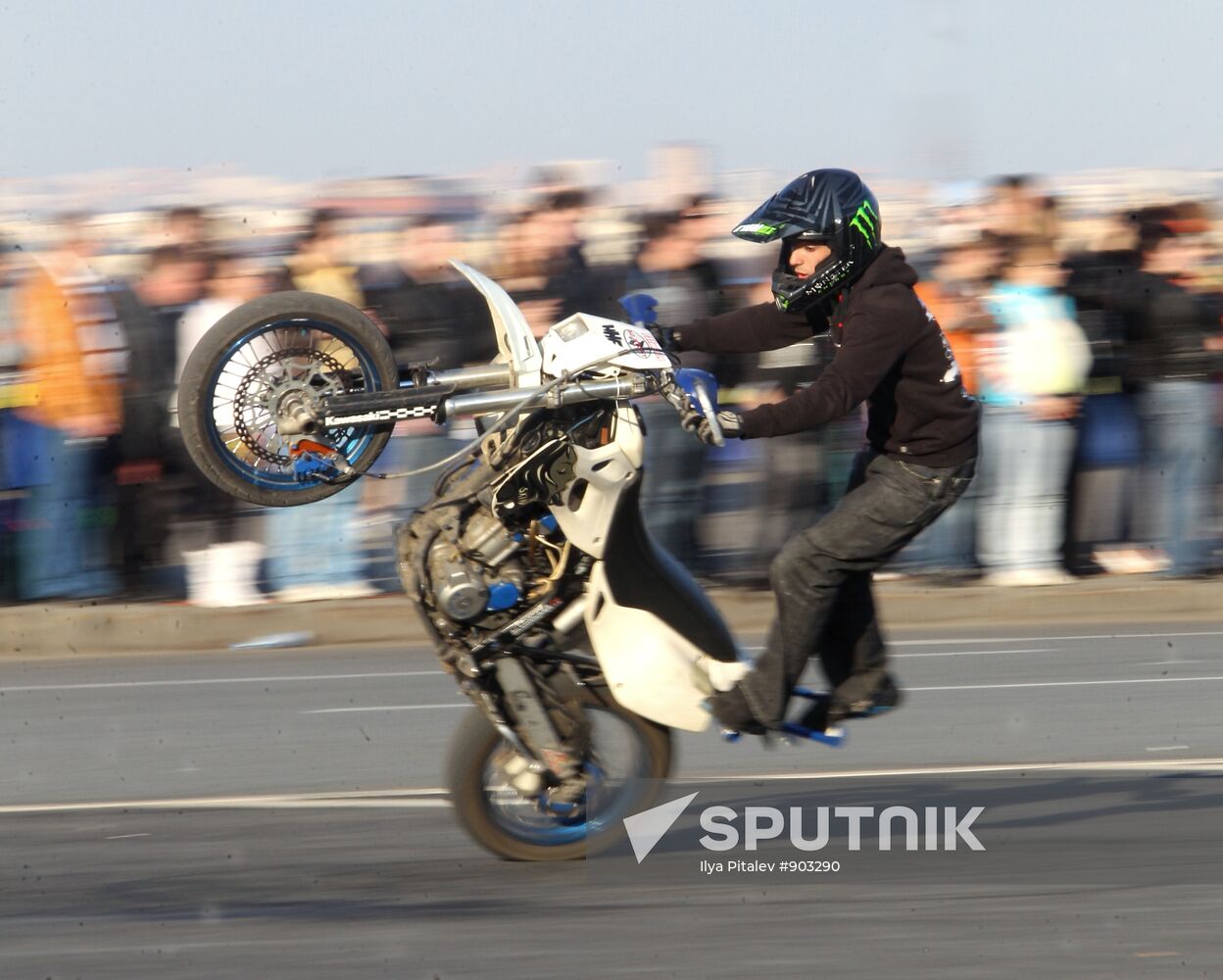 Opening of bike season in Moscow