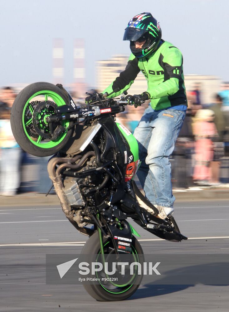 Opening of biker season in Moscow