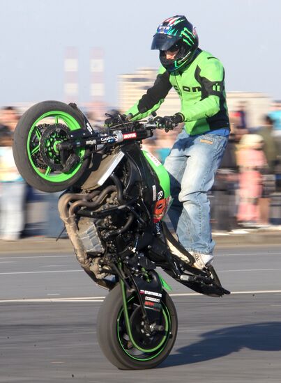 Opening of biker season in Moscow