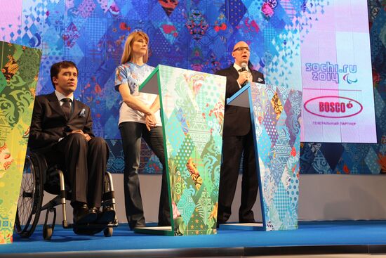 Presentation of branding for Olympic Games in Sochi