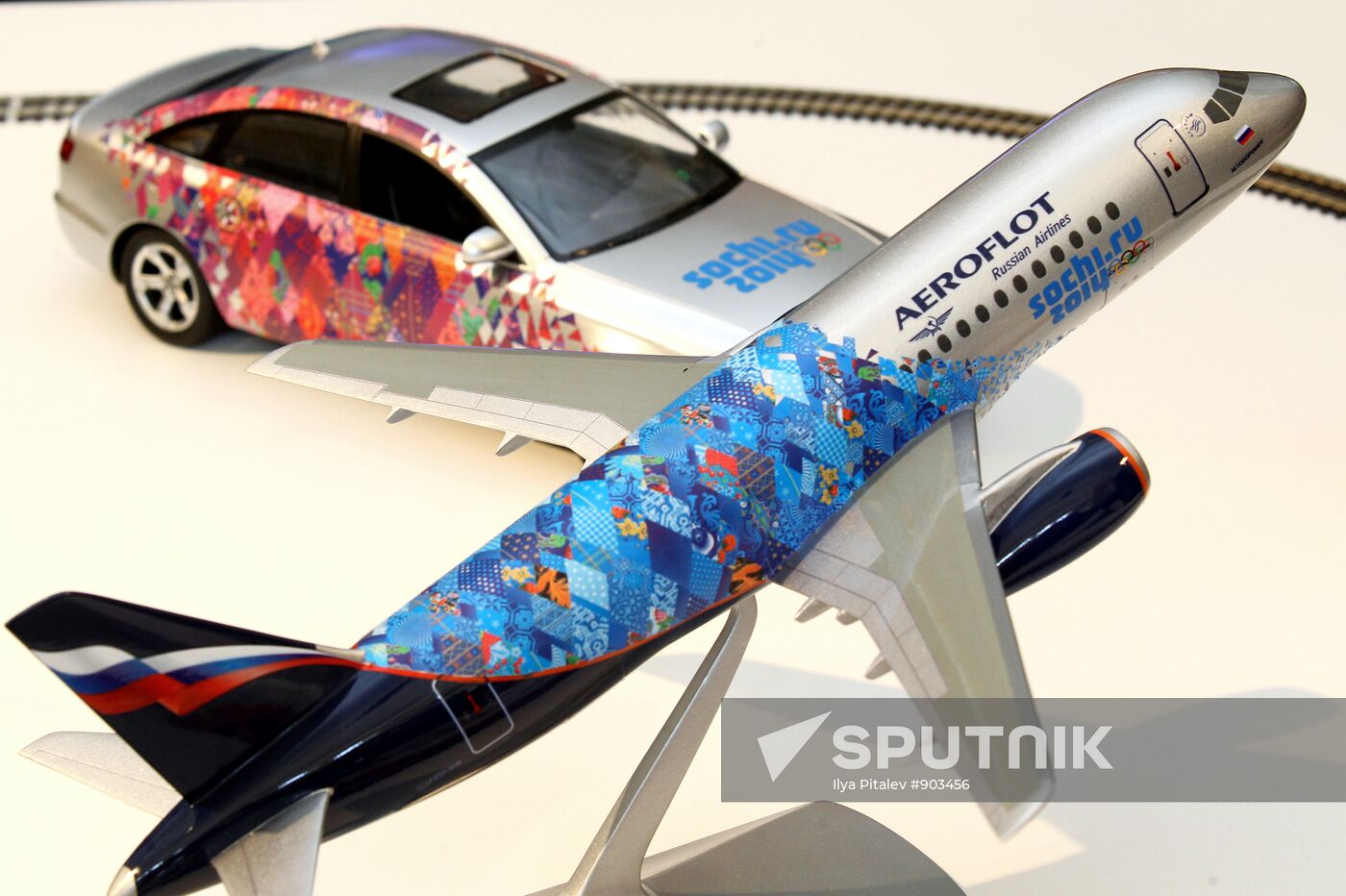 Presentation of branding for Olympic Games in Sochi