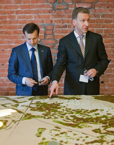 Arkady Dvorkovich and Igor Shuvalov