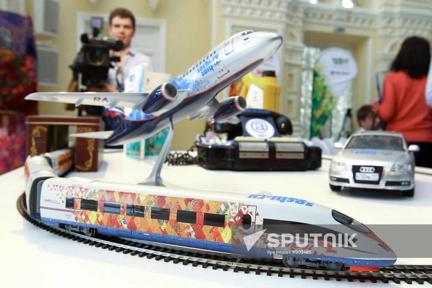 Presentation of branding for Olympic Games in Sochi