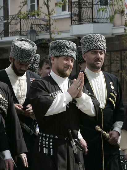 Ramzan Kadyrov in celebrations for Day of Chechen language
