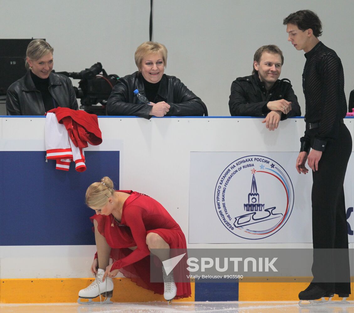 Figure skating. World Championship 2011 Training