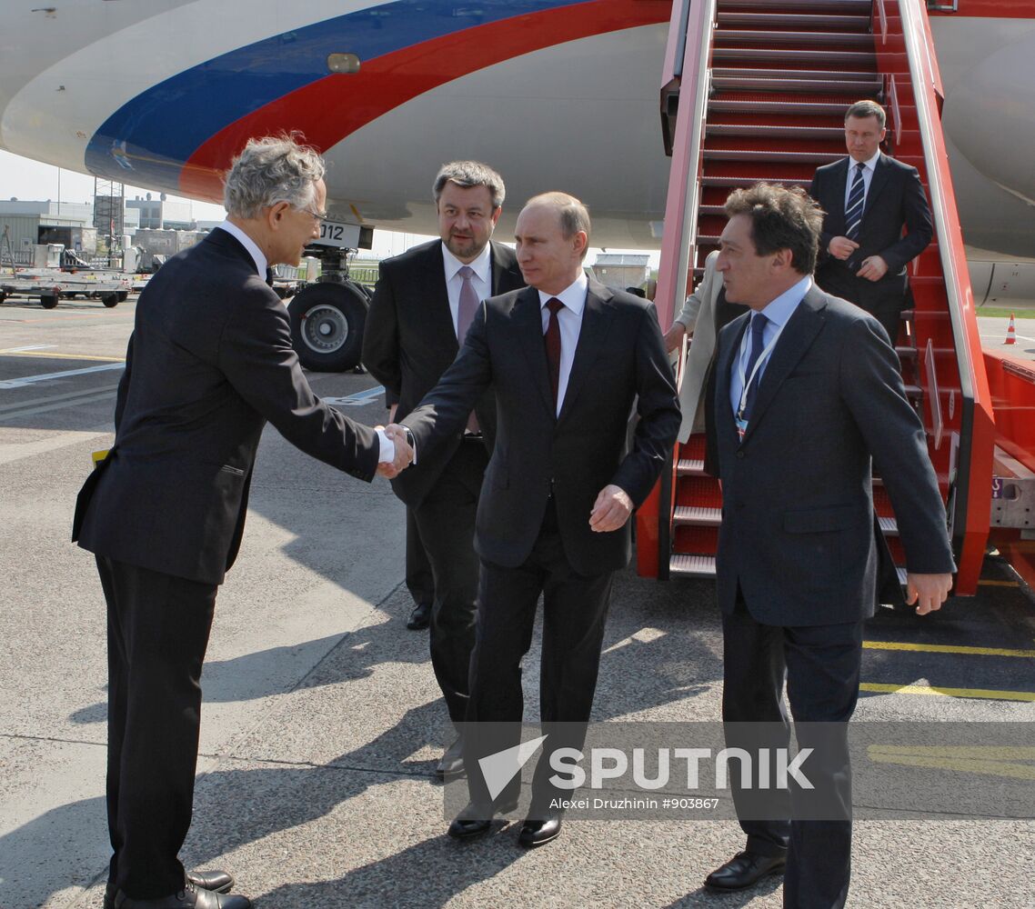 Vladimir Putin comes on one-day visit to Denmark