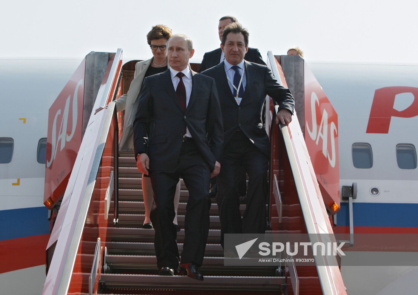 Vladimir Putin comes on one-day visit to Denmark