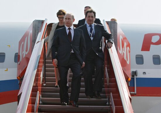 Vladimir Putin comes on one-day visit to Denmark