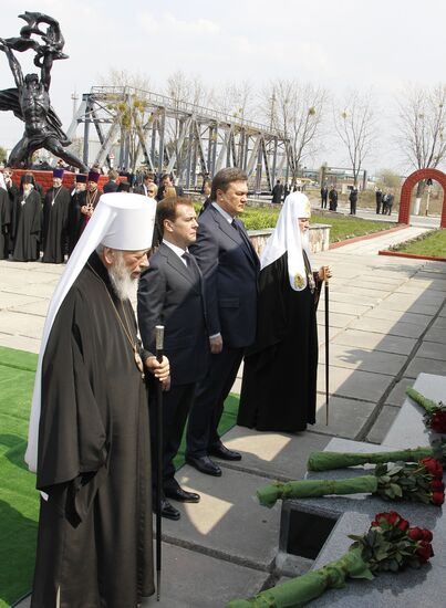 Dmitry Medvedev attends Chernobyl-commemorating events